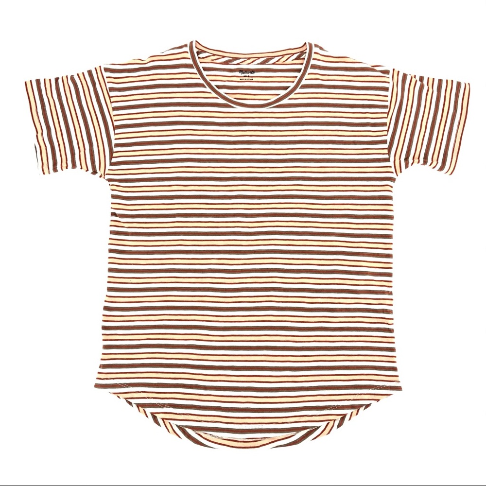 Madewell Striped Short Sleeve Tee, S, NWT - Picture 1 of 3